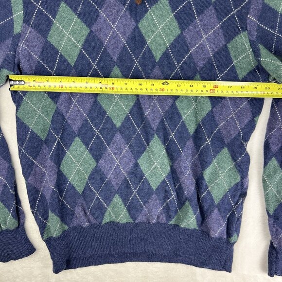 POLO GOLF RALPH LAUREN MERINO WOOL CASHMERE Knit PULLOVER Sweater 1/4 Zip MEN XL - Picture 6 of 10